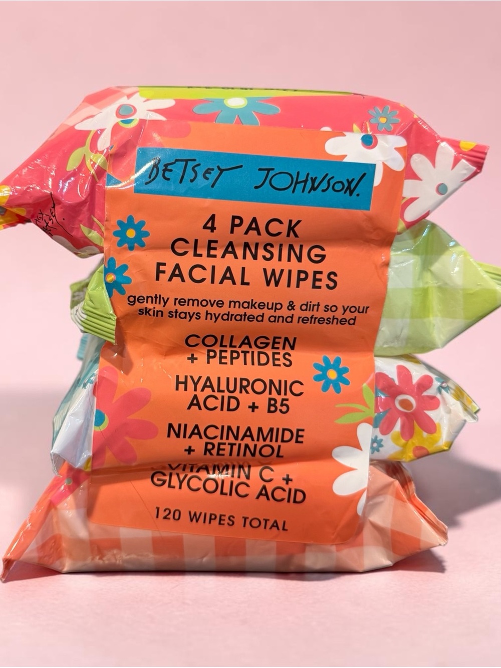 Betsey Johnson 4-Pack Cleansing Facial Wipes